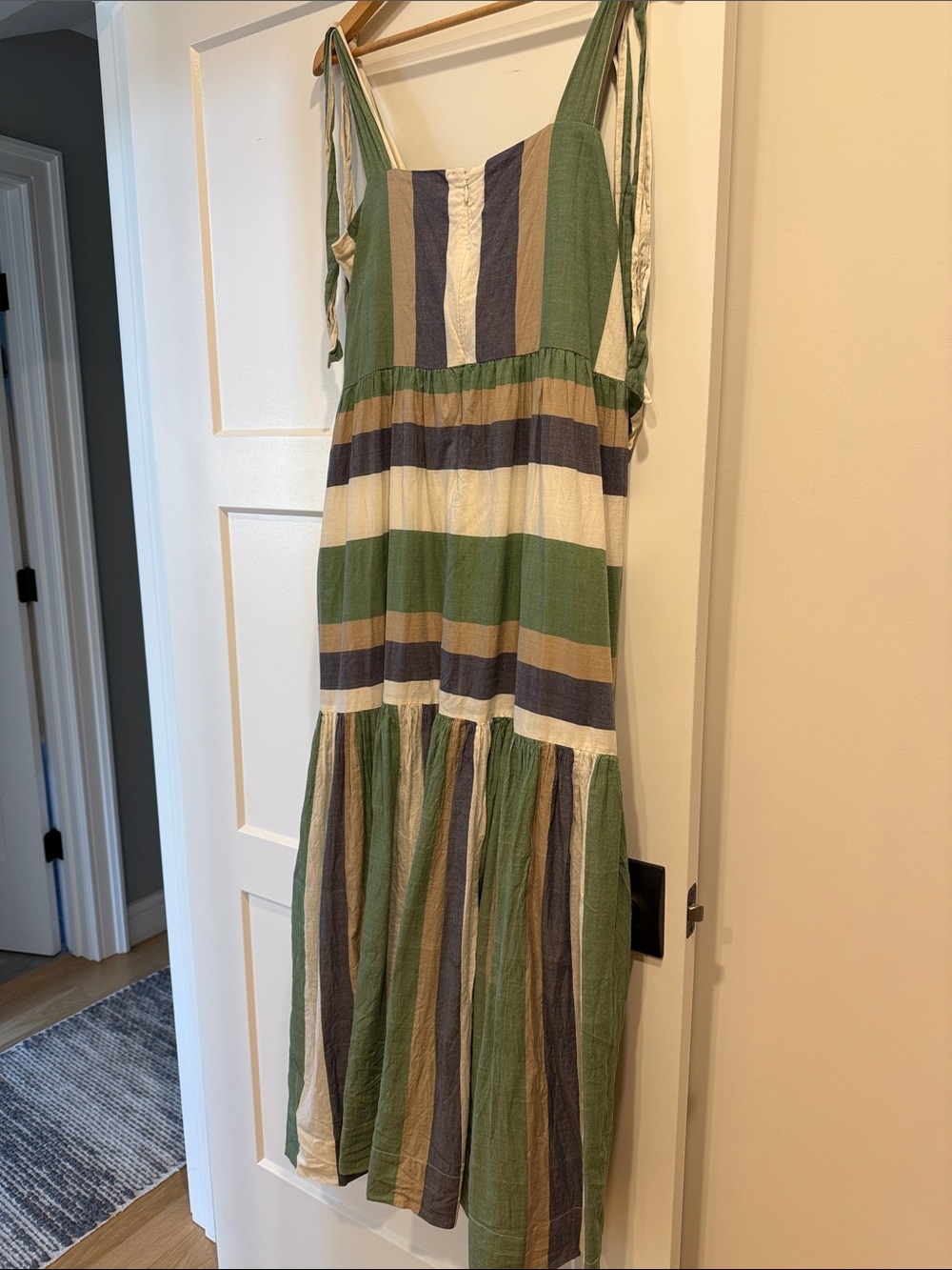 Mirth Green Striped Maxi Dress - Picture 5 of 8